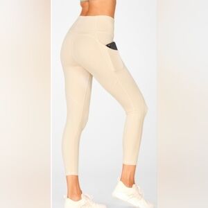 Fabletics PureLux Cream Leggings
